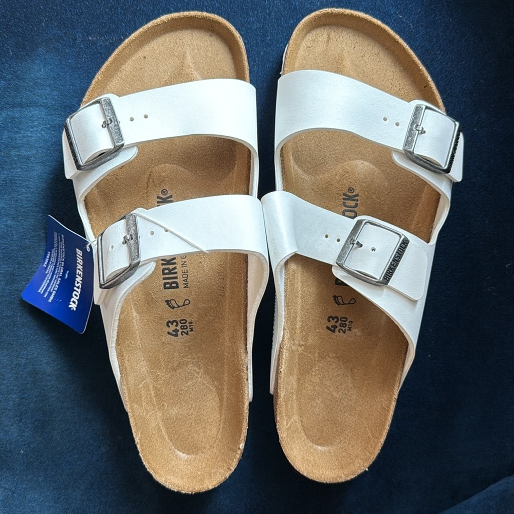 Birkenstock Arizona Birko-Flor - White